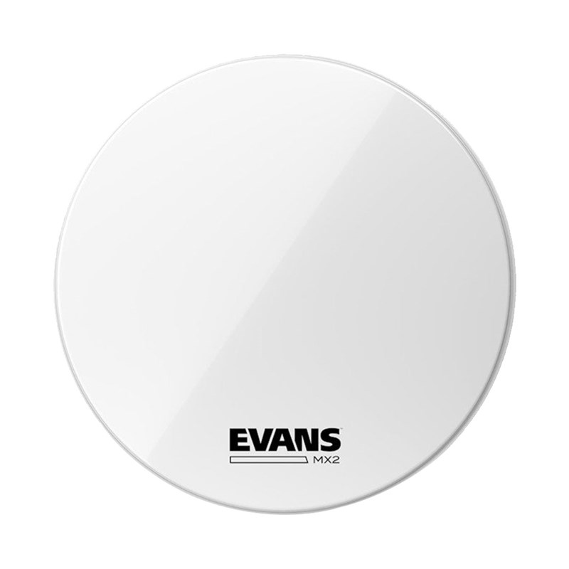 Evans BD32MX2W MX2 Smooth White 32-Inch Marching Bass Drum Head